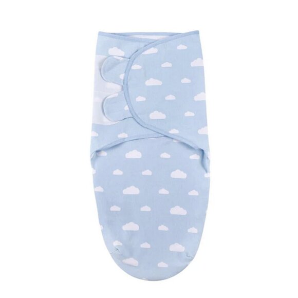 Mama Cheetah Small 0-3M Organic Cotton 3 pack Baby Swaddle Wrap Soft White Gray - Picture 2 of 9